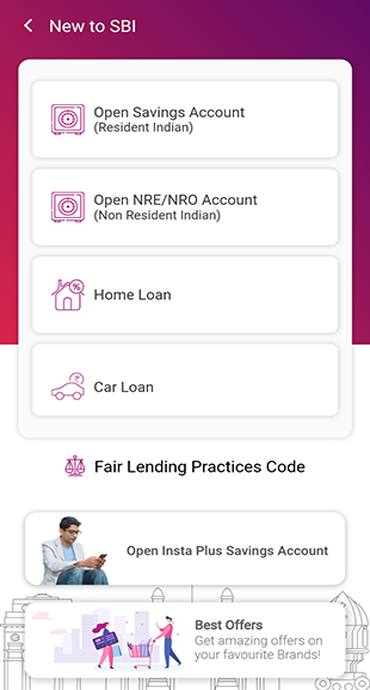 Digital Account Opening on YONO SBI