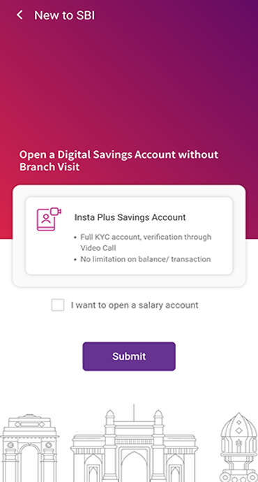 Digital Account Opening on YONO SBI