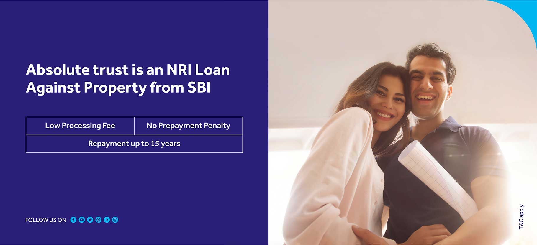 Absolute trust is an Nri loan againest property from sbi